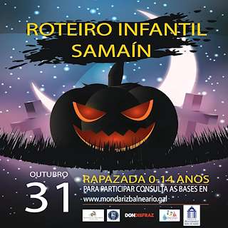 Fechas, información, programa, cartel, imágenes, mapa y ubicación de Samaín Infantil (2025)  en  Mondariz-Balneario