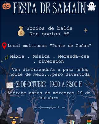 Fechas, información, programa, cartel, imágenes, mapa y ubicación de Samaín  (2025)  en  Lourenzá
