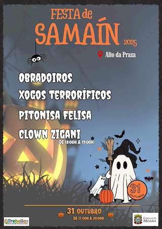 Fechas, información, programa, cartel, imágenes, mapa y ubicación de Samaín (2025)  en  Moaña