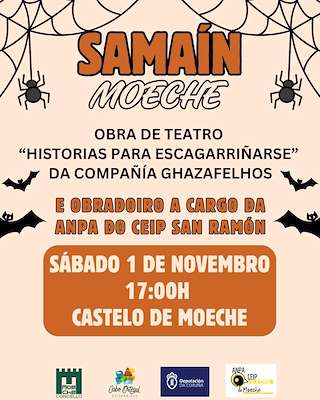 Fechas, información, programa, cartel, imágenes, mapa y ubicación de Samaín (2025)  en  Moeche