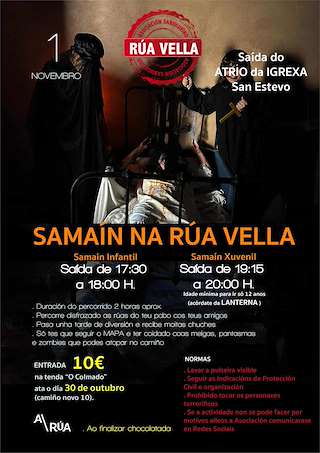 Fechas, información, programa, cartel, imágenes, mapa y ubicación de Samaín na Rúa Vella (2025)