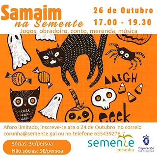 Fechas, información, programa, cartel, imágenes, mapa y ubicación de Samaín na Semente (2025)  en  A Coruña