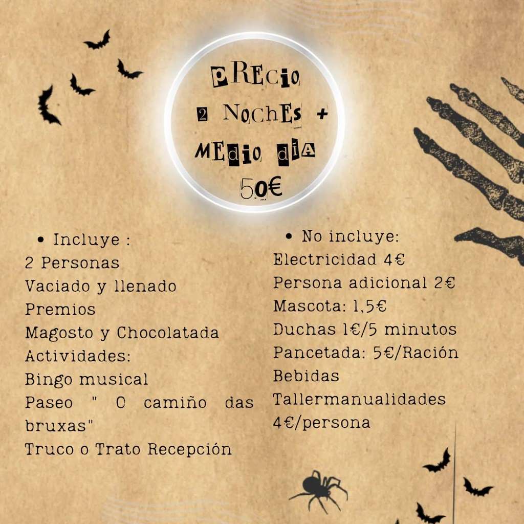 Samaín no Solpor Camper Park en Sober