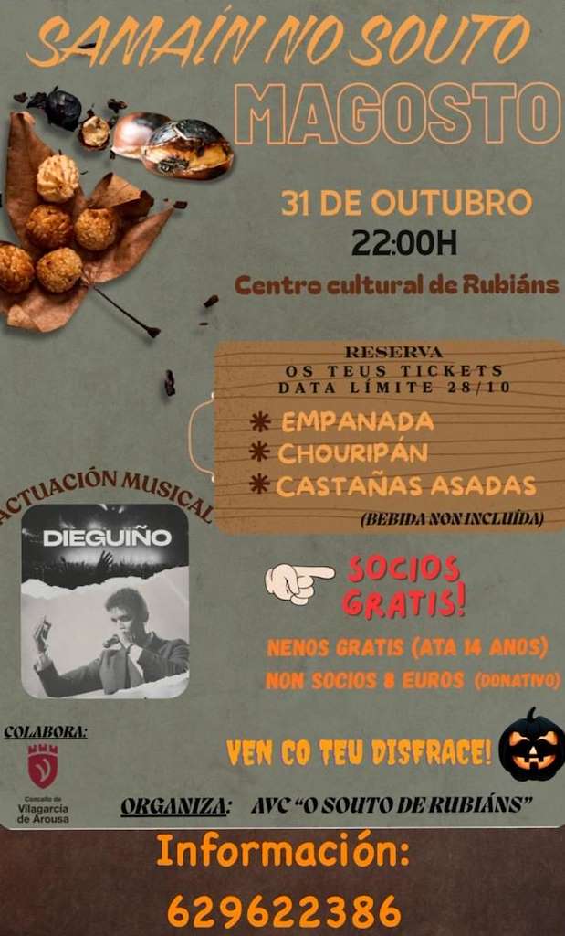Samaín no Souto de Rubiáns en Vilagarcía de Arousa