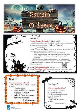 Fechas, información, programa, cartel, imágenes, mapa y ubicación de Samaín (2025)  en  O Barco de Valdeorras