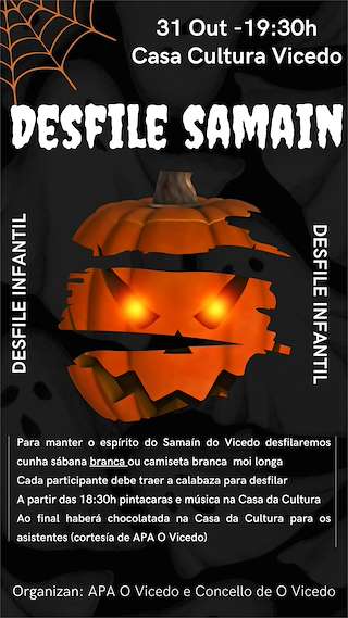 Fechas, información, programa, cartel, imágenes, mapa y ubicación de Samaín (2025)  en  O Vicedo