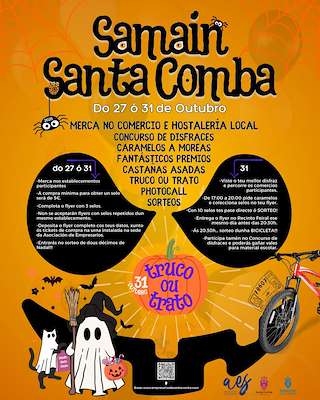 Fechas, información, programa, cartel, imágenes, mapa y ubicación de Samaín (2025)  en  Santa Comba