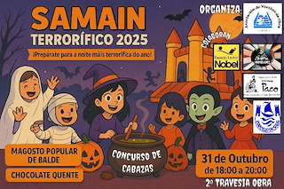Fechas, información, programa, cartel, imágenes, mapa y ubicación de Samaín Terrorífico de Obra (2026)  en  Sada