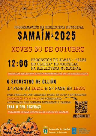 Fechas, información, programa, cartel, imágenes, mapa y ubicación de Samaín (2025)  en  Vilalba