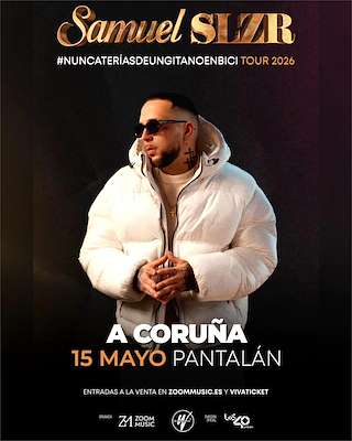 Fechas, información, programa, cartel, imágenes, mapa y ubicación de Samuel SLZR en Concierto (2026)  en  A Coruña