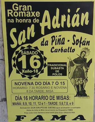 San Adrián da Piña (2027) en Carballo