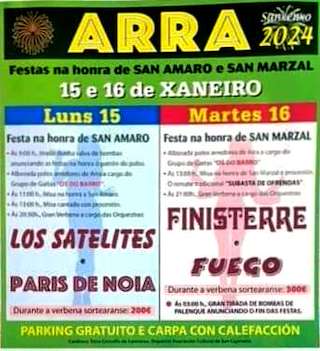 San Amaro e San Marzal de Arra en Sanxenxo
