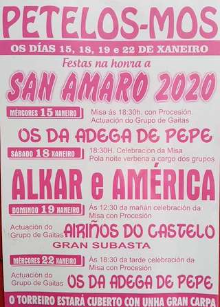 San Amaro e San Vicente de Petelos en Mos