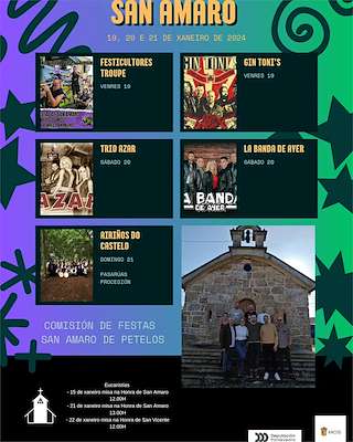 San Amaro e San Vicente de Petelos en Mos