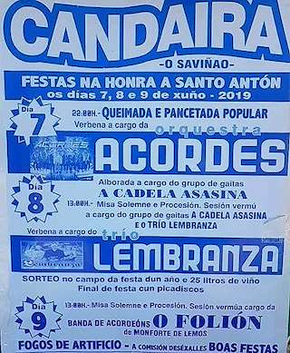 San Antón de Candaira en O Saviñao