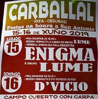 San Antón de Carballal en Oza Cesuras