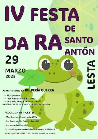 V Festa da Ra de Santo Antón de Lesta (2026) en Ordes