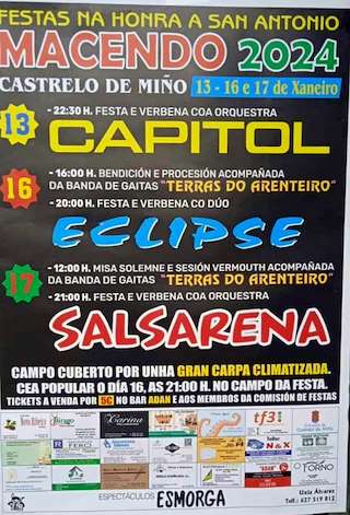 San Antón de Macendo (2026) en Castrelo de Miño