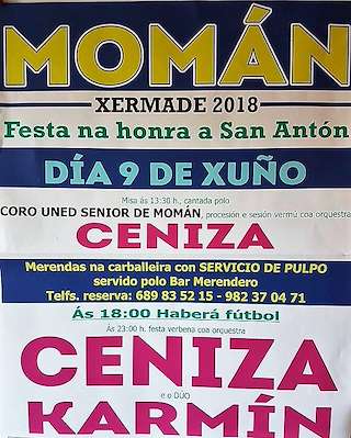 San Antón de Momán en Xermade