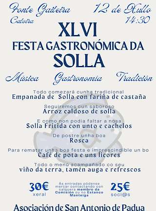 San Antón de Padua - XLVII Festa da Solla en Catoira