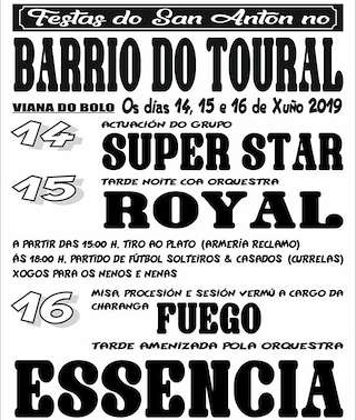 San Antón do Toural en Viana do Bolo