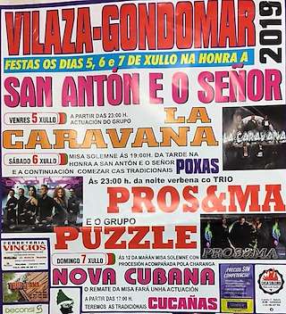 San Antón e o Señor de Vilaza en Gondomar