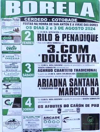 San Antón e Virxe das Dores de Borela en Cerdedo-Cotobade