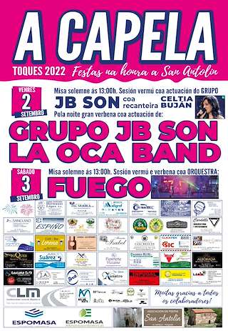 San Antolín de A Capela (2026) en Toques