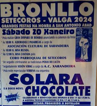 San Antonio Abad de Bronllo en Valga