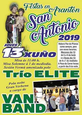 San Antonio de Arantón en Santa Comba