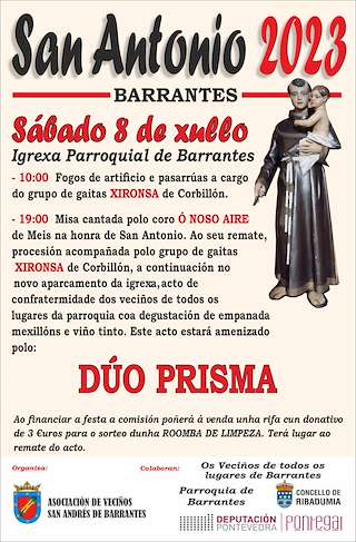 San Antonio de Barrantes en Ribadumia
