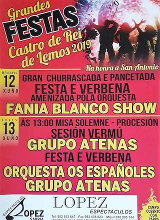 San Antonio de Castro de Rei de Lemos en Paradela