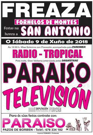 San Antonio de Freaza en Fornelos de Montes