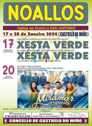 San Antonio de Noallos (2026) en Castrelo de Miño
