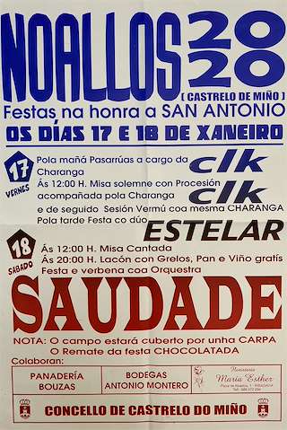 San Antonio de Noallos (2026) en Castrelo de Miño