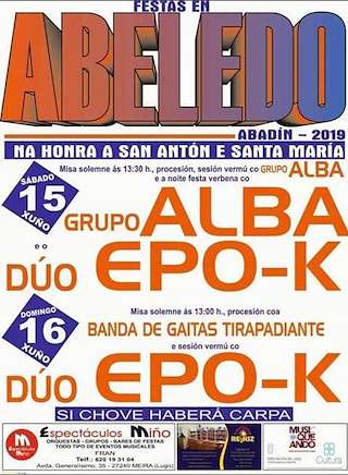 Santa María e San Antonio de Abeledo en Abadín