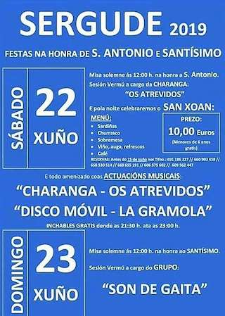 San Antonio e O Santísimo de Sergude en Boqueixón