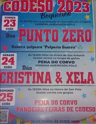 San Antonio e San Paio de Codeso en Boqueixón