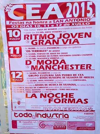 San Antonio de Cea en Vilagarcía de Arousa