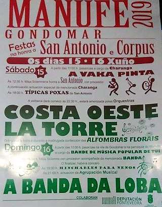 San Antonio y Corpus Christi de Mañufe en Gondomar
