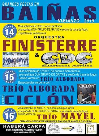 San Antonio y Corpus Cristi de Baíñas en Vimianzo