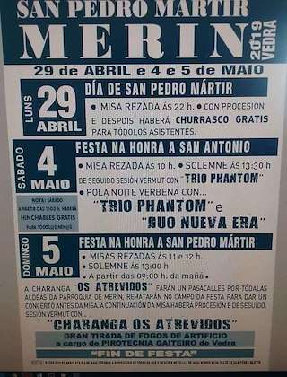 San Antonio y San Pedro Mártir de Merín en Vedra