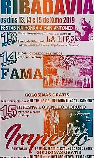 San Antonio de Padua (2027) en Ribadavia