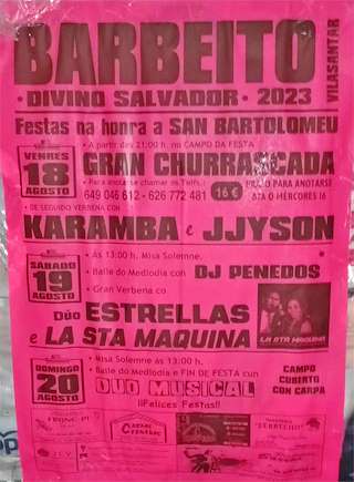 San Bartolomé de Barbeito en Vilasantar