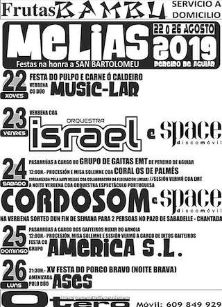 San Bartolomé de Melias en O Pereiro de Aguiar