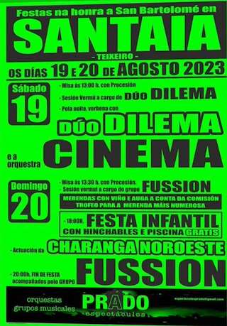 San Bartolomé de Santaia en Curtis