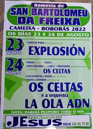 San Bartolomeu da Freixa en Boborás