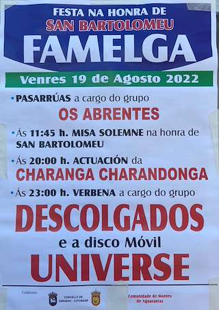 San Bartolomeu de Famelga en Cerdedo-Cotobade