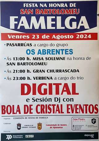 San Bartolomeu de Famelga en Cerdedo-Cotobade