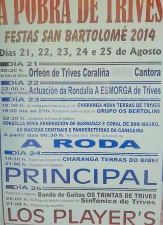 San Bartolomeu (2026) en A Pobra de Trives